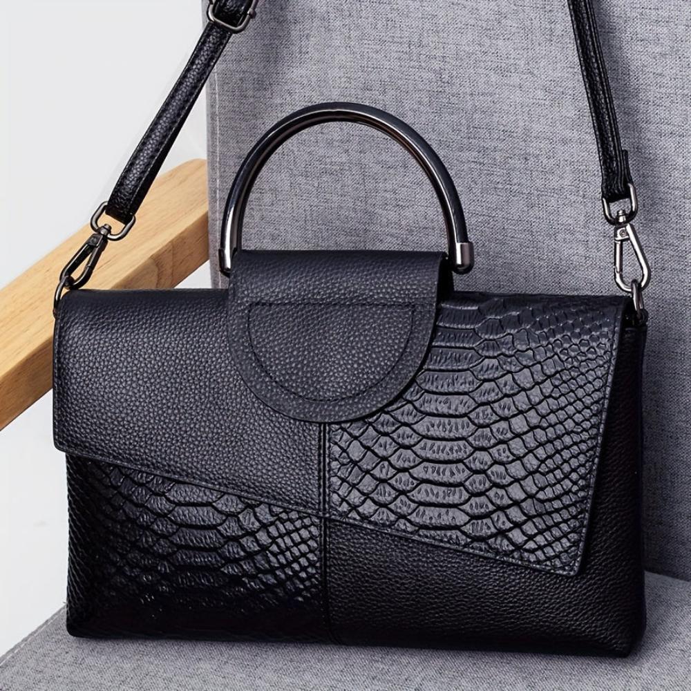 Celeste | Sac de luxe à motif crocodile