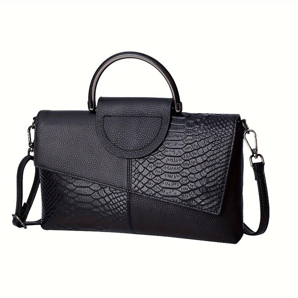 Céleste | Sac de luxe à motif crocodile