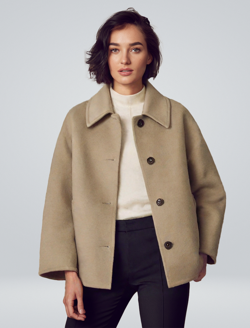 Mia | Manteau en laine oversize