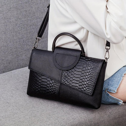 Céleste | Sac de luxe à motif crocodile