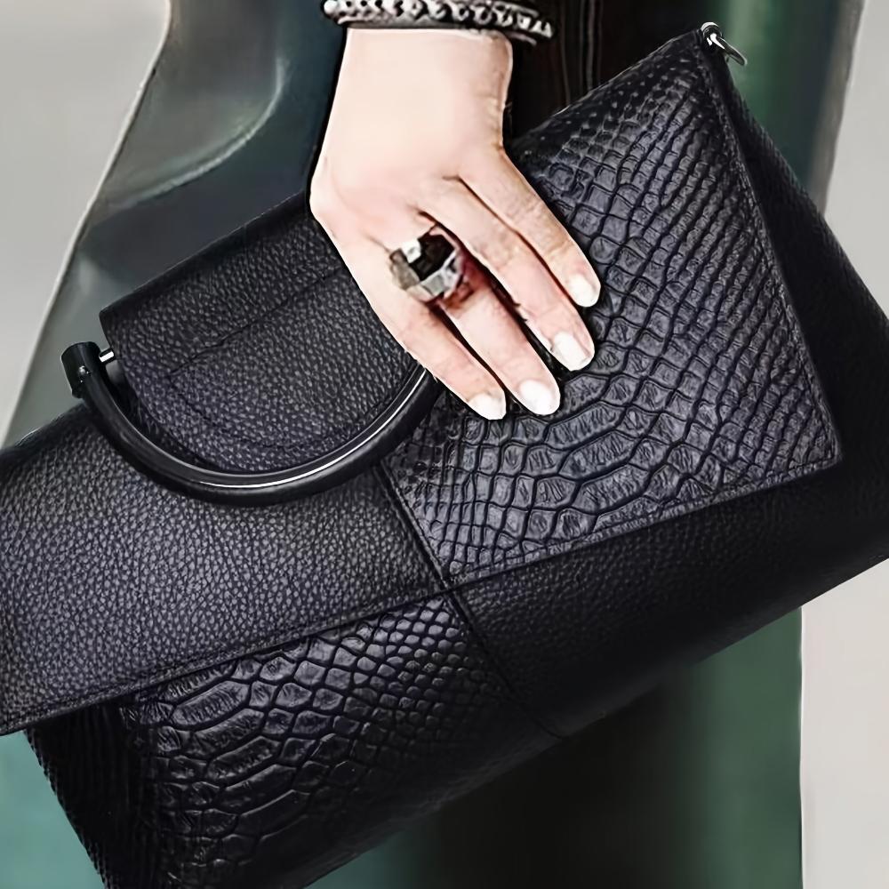 Céleste | Sac de luxe à motif crocodile